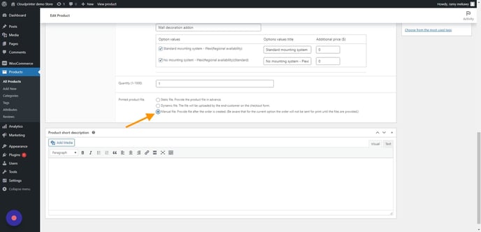 How to upload files after order is placed (Copy) - Step 4